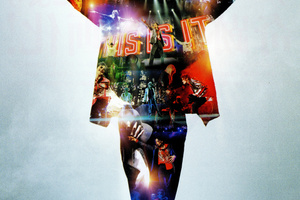 MICHAEL JACKSON THIS IS IT 両面印刷オリジナルポスター MICHAEL JACKSON THIS IS IT 両面印刷オリジナルポスター